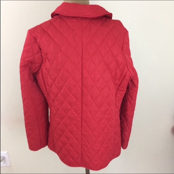 Lightweight red jacket with snap closures Medium - Picture 7 of 7